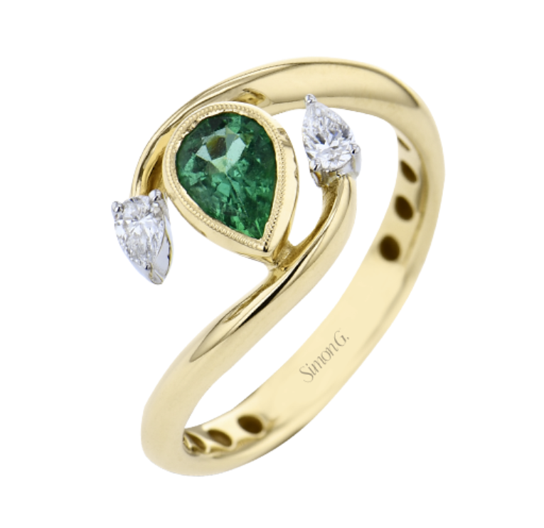 Pear Emerald and Diamond Bypass