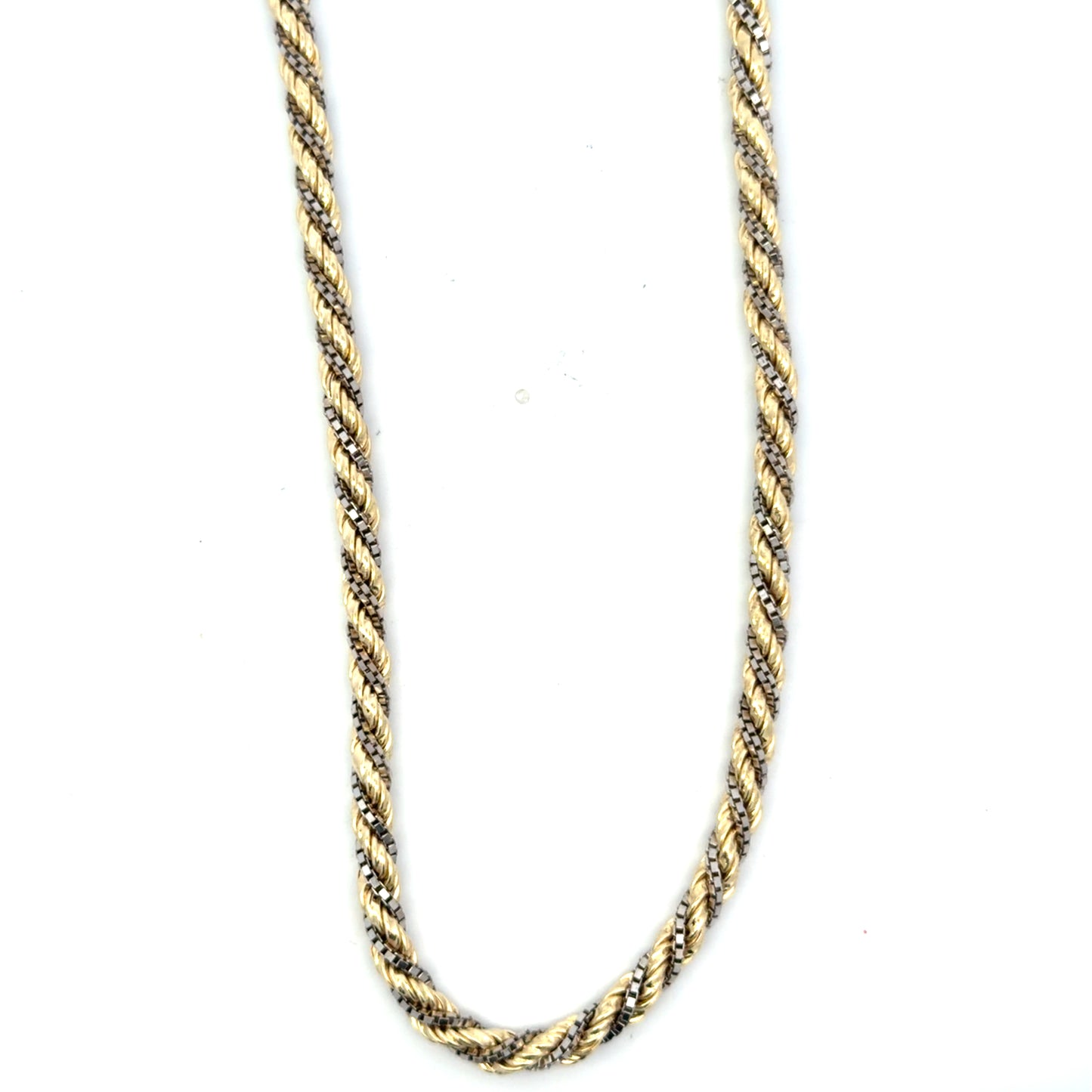 Estate 27" Rope & Box Chain Two tone