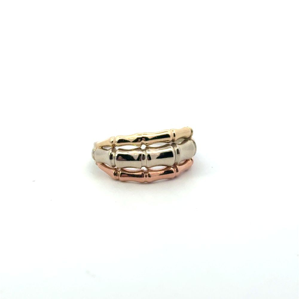 Estate Tricolor Bamboo Ring