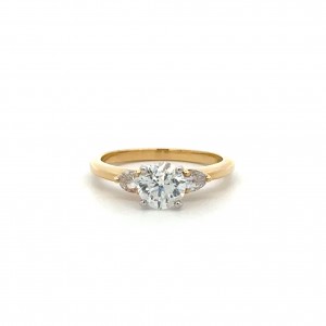 Three Stone Engagement Ring