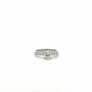 Oval Diamond Engagement Ring