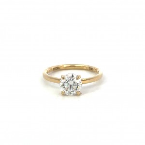 A. JAFFE Round Engagement Ring