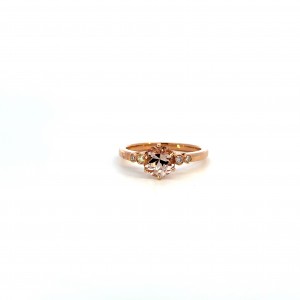 Morganite & Diamond Ring