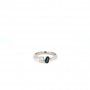 Sapphire & Diamond Ring