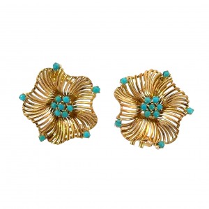 Estate Turquoise Earrings