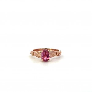 Estate Pink Tourmaline Ring