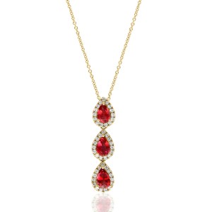 Ruby and Diamond Necklace