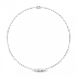 Lab Diamond Tennis Necklace