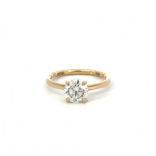 A. JAFFE Round Engagement Ring