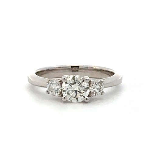 Three Stone Engagement Ring