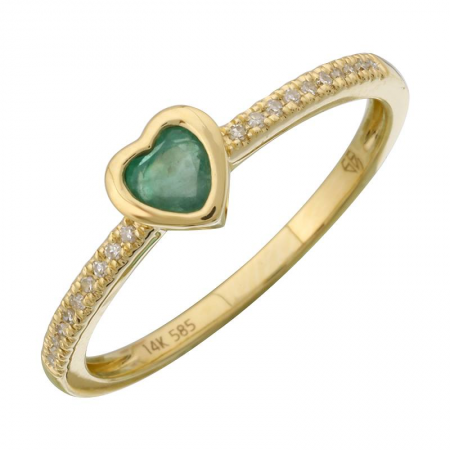 Emerald & Diamond Ring