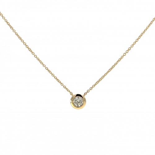 Solitaire Diamond Necklace