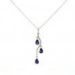 Simon G. Sapphire and Diamond Necklace