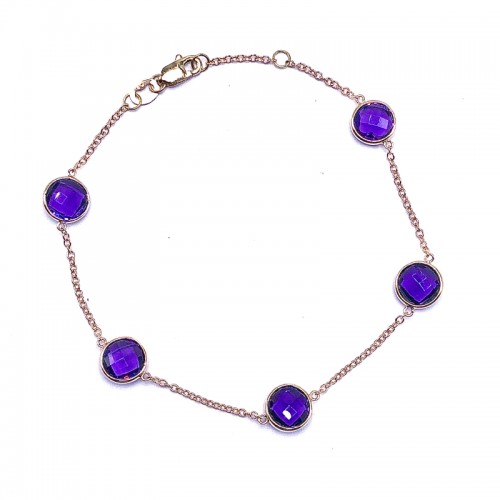 Amethyst  Bracelet by Olivia B