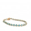 Swiss Blue Topaz Bracelet