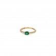 Emerald & Diamond Ring