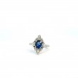 Sapphire & Diamond Ring