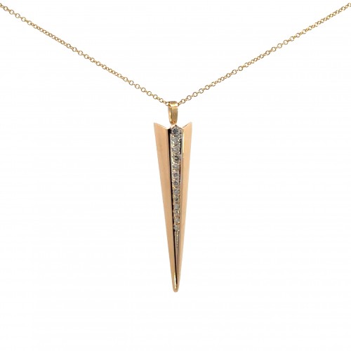 Estate Diamond Arrow Pendant