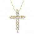 Diamond Cross Petite Pendant