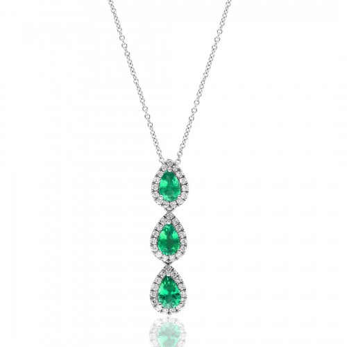 Emerald and Diamond Necklace