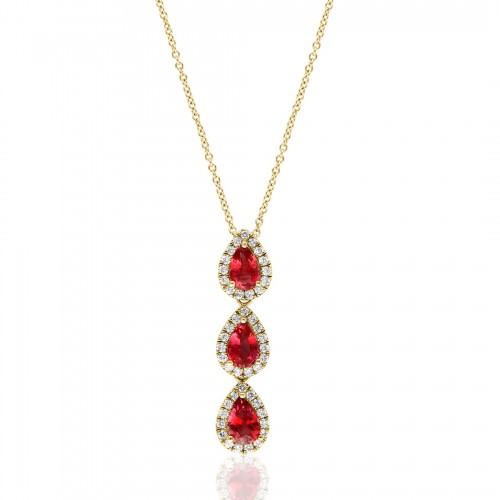 Ruby and Diamond Necklace