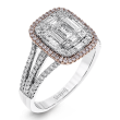 Simon G. Mosaic Diamond Ring