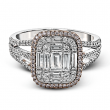 Simon G. Mosaic Diamond Ring