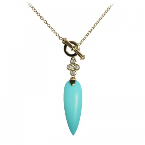 Turquoise Pendant by Olivia B