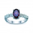 Amethyst & Diamond Ring