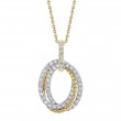 Diamond Oval Necklace