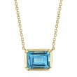 Blue Topaz  Necklace