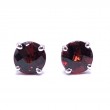 Garnet Stud Earrings