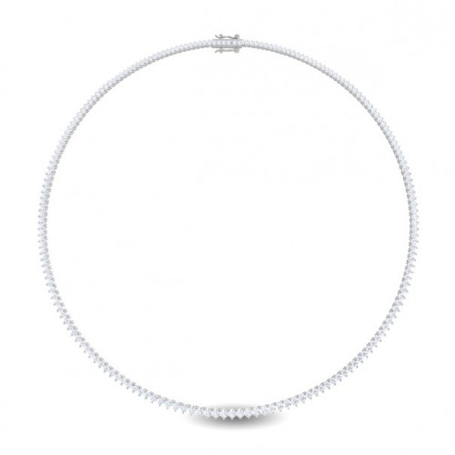 Lab Diamond Tennis Necklace