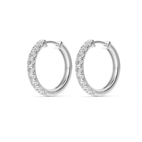 Lab Diamond Hoops