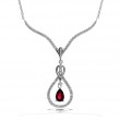 Ruby  Diamond Necklace