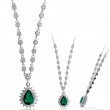 Emerald Diamond Necklace