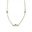 Pearl and Diamond Station Necklace