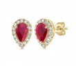 Ruby Earrings