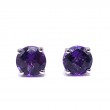 Amethyst  Stud Earrings