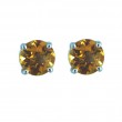 Citrine Stud Earrings