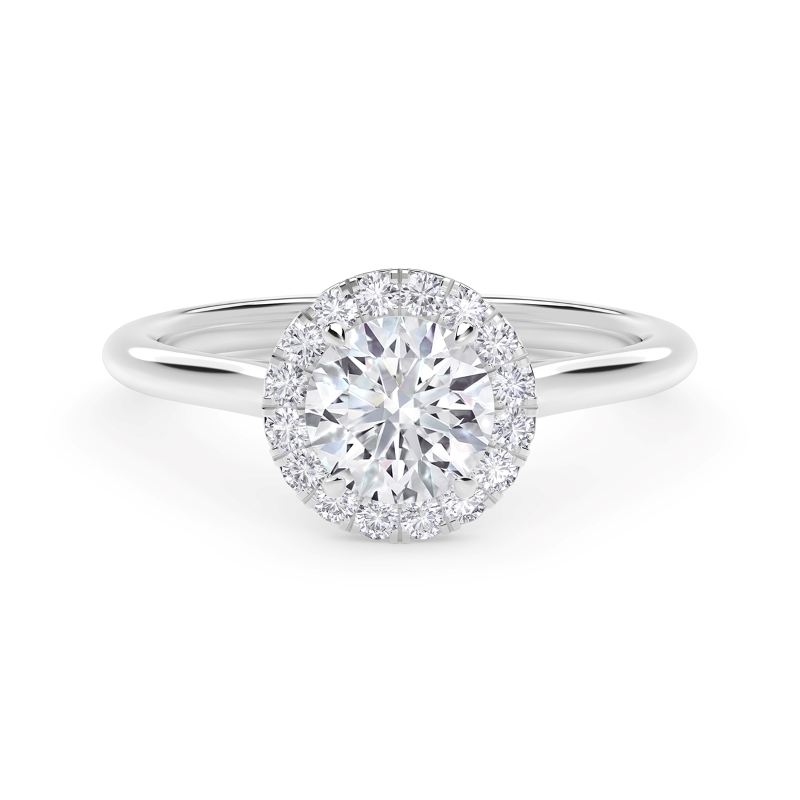 Forevermark de Beers Unity Oval Diamond Solitaire Engagement Ring