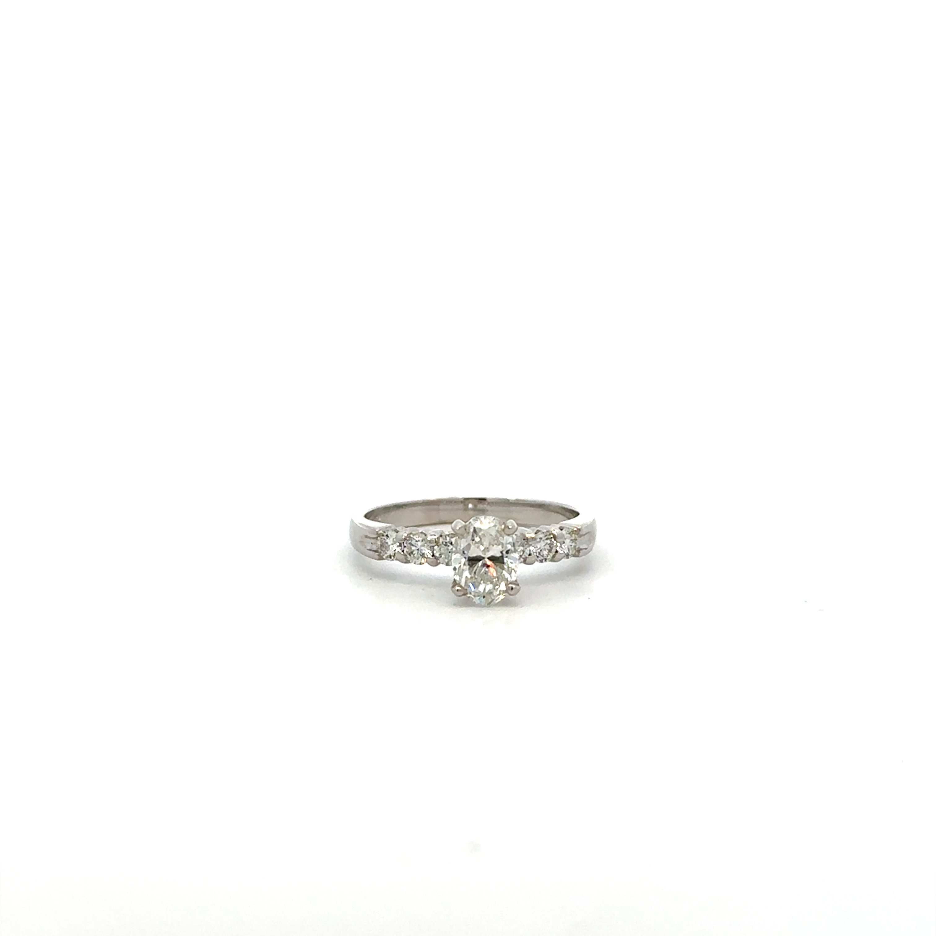 Oval Diamond Engagement Ring