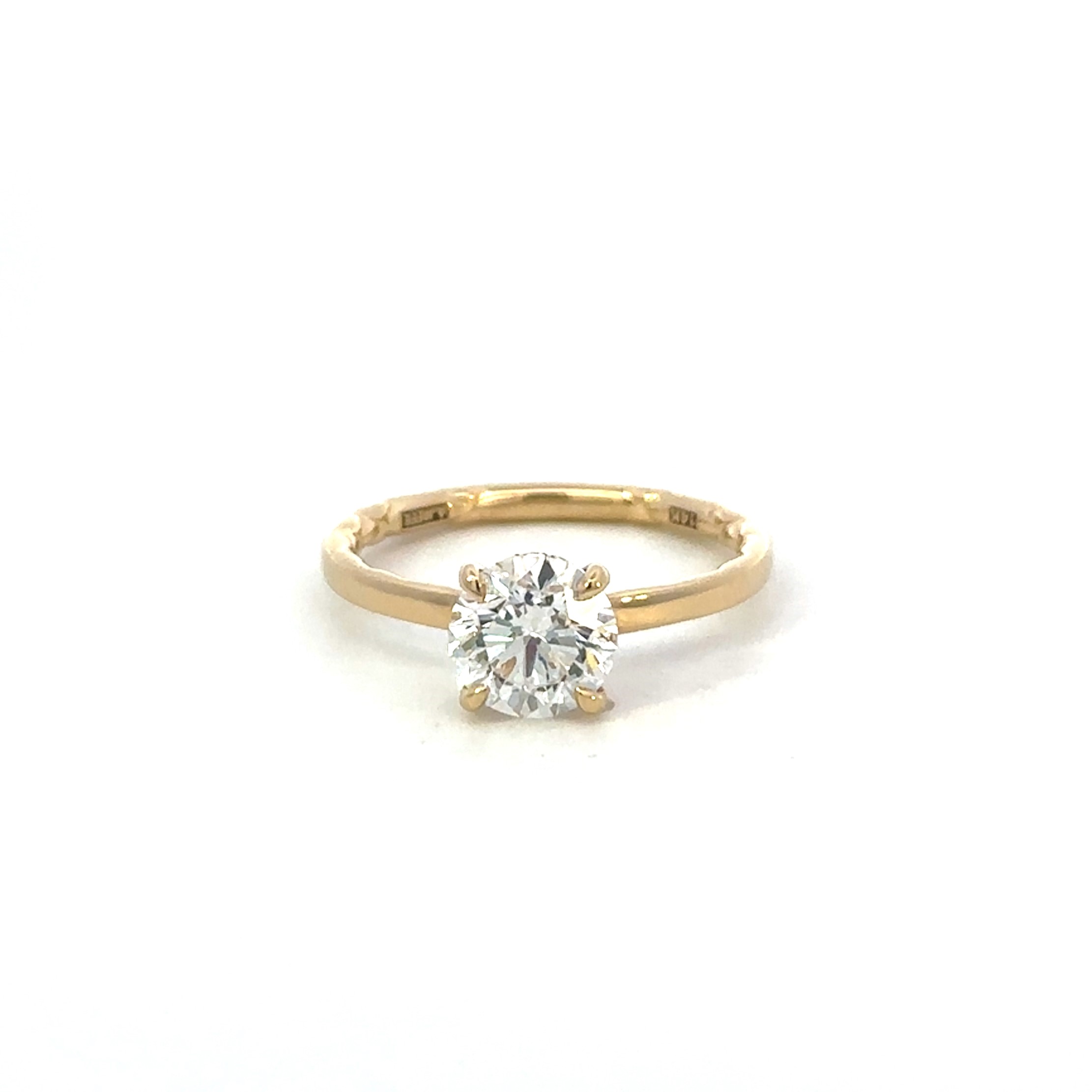 A. JAFFE Round Engagement Ring