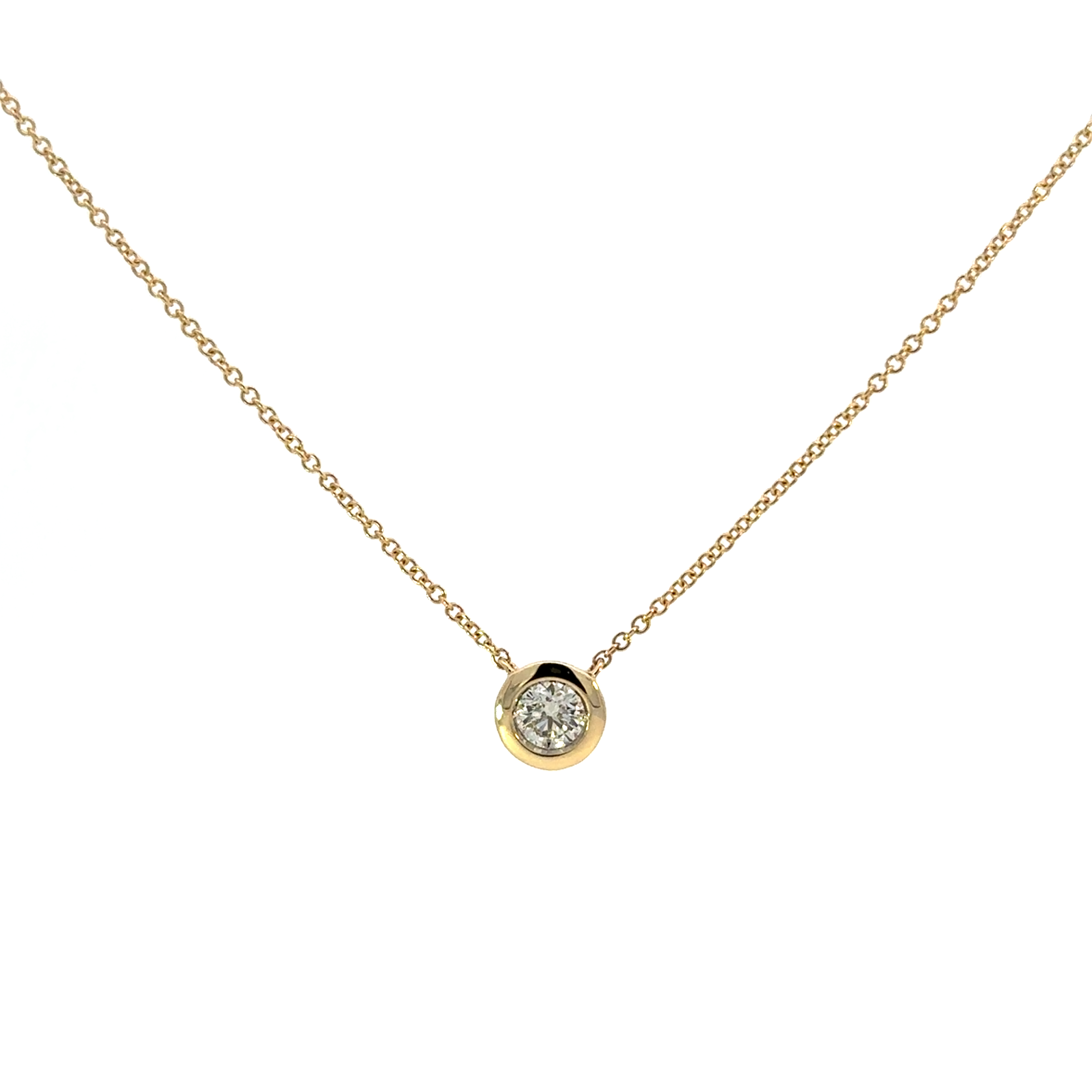 Solitaire Diamond Necklace