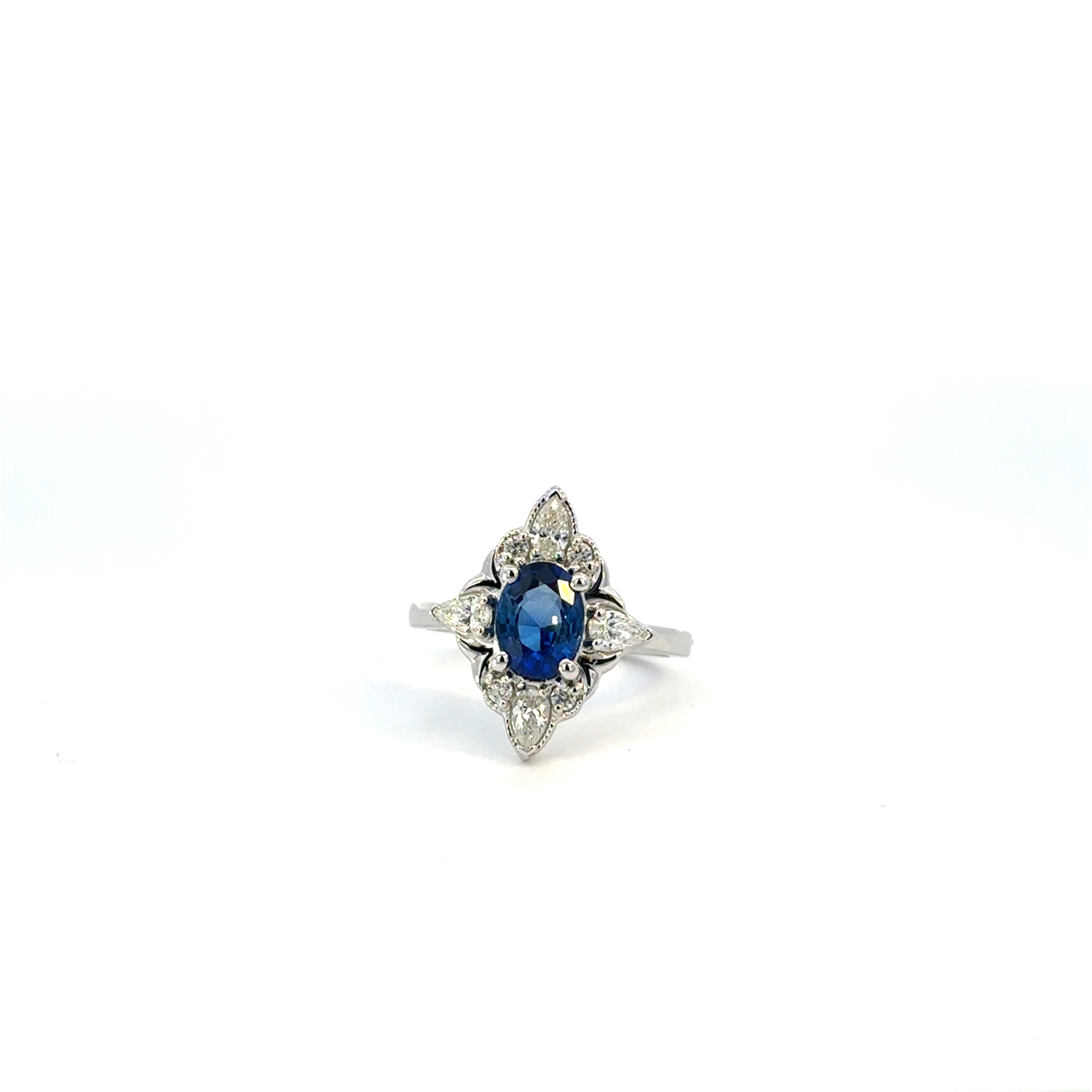 Sapphire & Diamond Ring