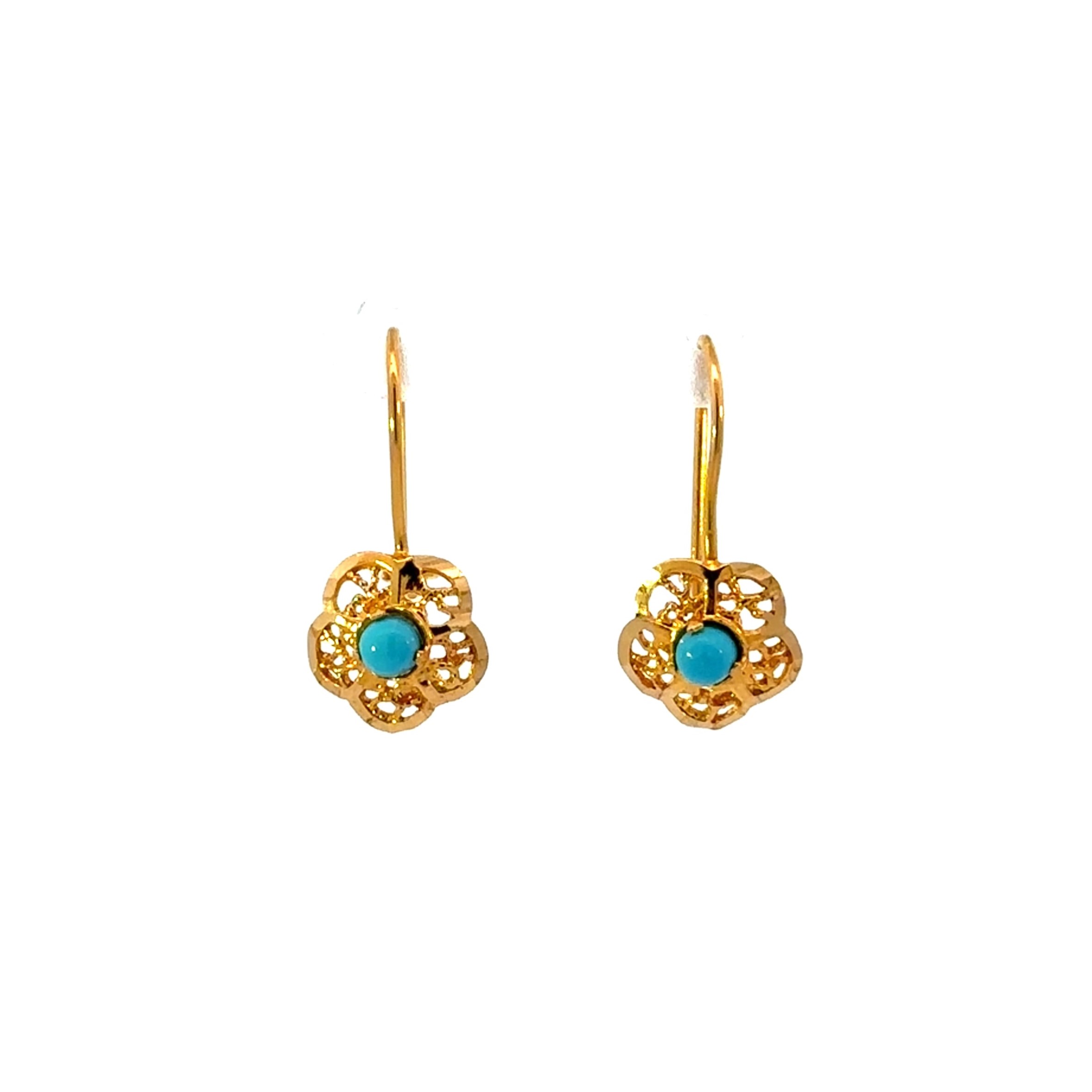 Estate Turquoise Earrings