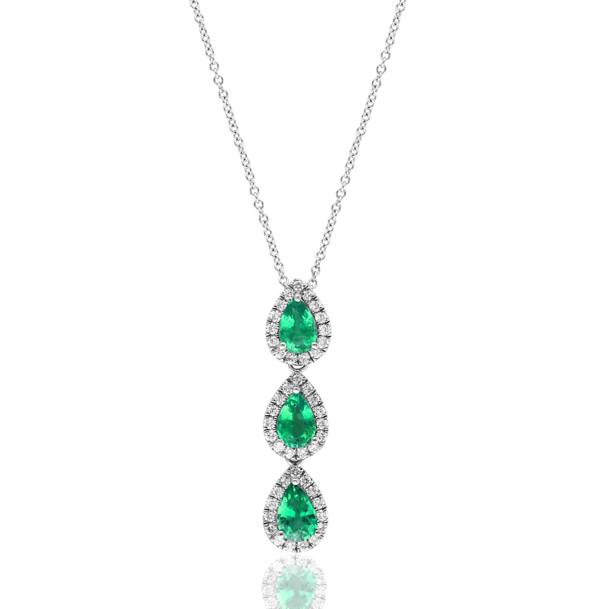 Emerald and Diamond Necklace