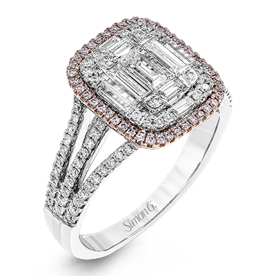 Simon G. Mosaic Diamond Ring