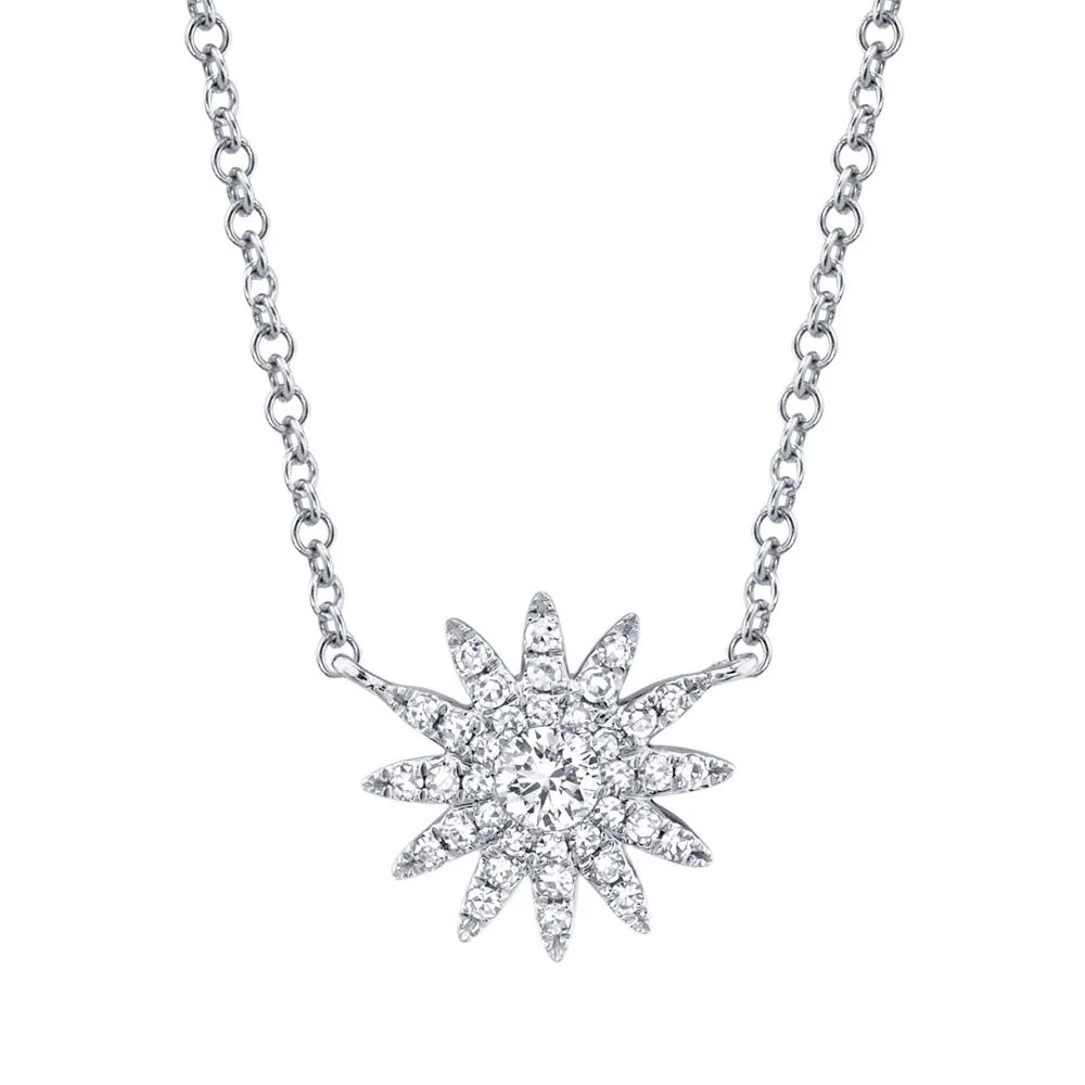 Diamond Starburst Necklace