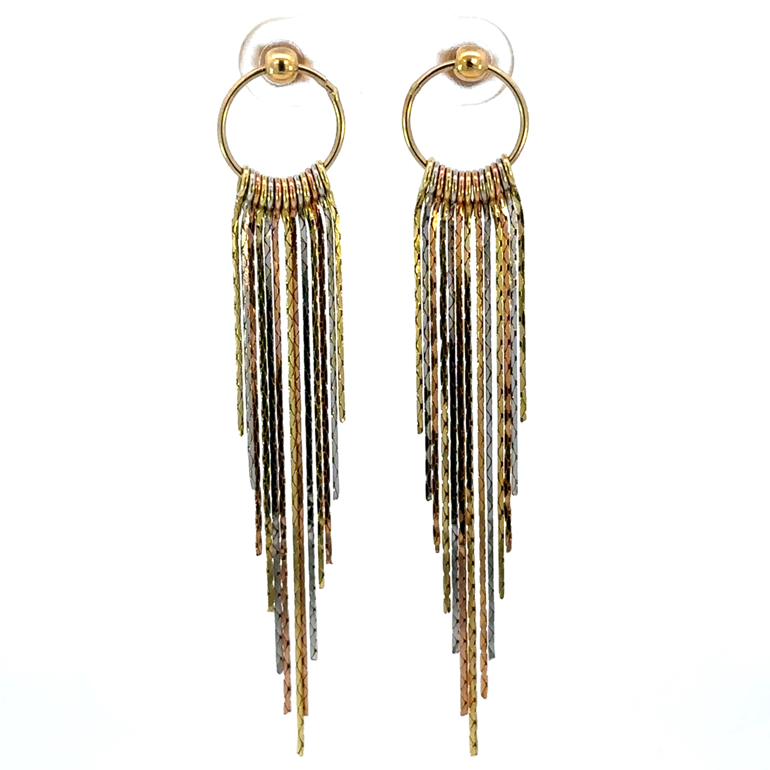 Estate Dangle Strand Earrings